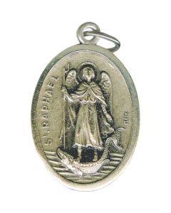 Raphael Oval Oxidized Medal
