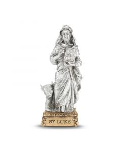 Luke Pewter Patron Saint Statue