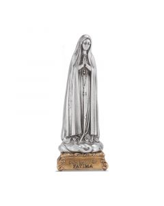 OL Fatima Pewter Patron Saint Statue