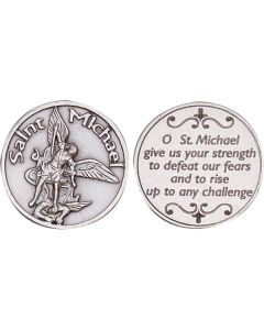Michael Catholic Pocket Coin