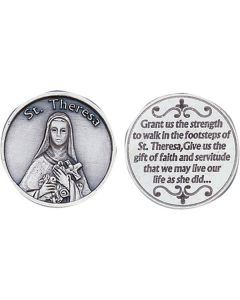 Therese of Lisieux Catholic Pocket Coin