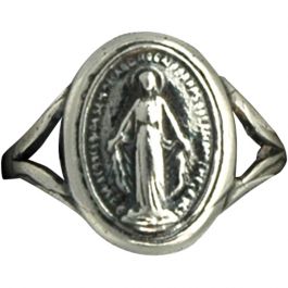 Petite Miraculous Medal Ring