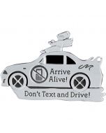 Don't Text and Drive Visor Clip