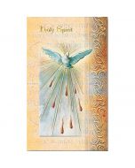 Holy Spirit Mini Lives of the Saints Holy Card