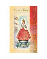 Infant of Prague Mini Lives of the Saints Holy Card