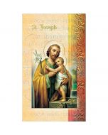 Joseph Mini Lives of the Saints Holy Card