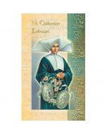 Catherine Laboure Mini Lives of the Saints Holy Card