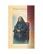 Mother Cabrini Mini Lives of the Saints Holy Card