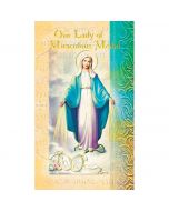 Miraculous Medal Mini Lives of the Saints Holy Card