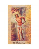 Sebastian Mini Lives of the Saints Holy Card