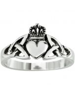 Trinity Heart Claddagh Ring