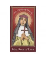 Children's St Rose of Lima Holy Card