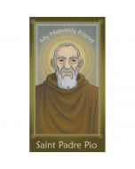Children's St Padre Pio Holy Card