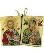 Christ the Teacher and OL Perpetual Help Icon Pouch