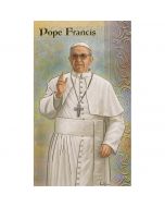 Pope Francis Mini Lives of the Saints Holy Card
