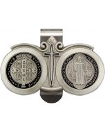 St Benedict Medal Visor Clip