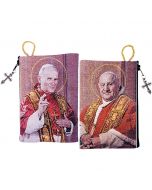 Pope St John XXIII and Pope St John Paul II Tapestry Pouch