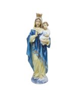 Our Lady of the Rosary Colored Veronese Statue