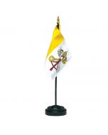 Vatican Flag with Stand