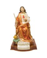 CHRIST THE KING SEATED STATUE