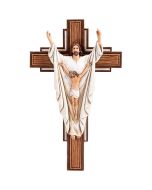He is Risen Crucifix