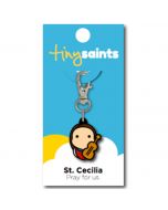 St Cecilia Tiny Saint Charm