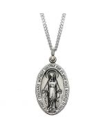 Traditional Miraculous Medal - Sterling