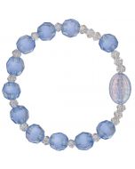 Blue Children's Stretch Rosary Bracelet