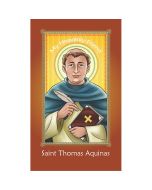 St Thomas Aquinas Heavenly Friend Holycard