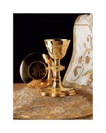 Engraved Gothic Chalice And Paten
