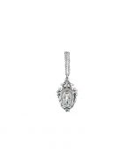 Sterling Silver Leafy Look Miraculous Medal