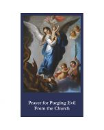 Prayer for Purging Evil From the Church Prayer Card