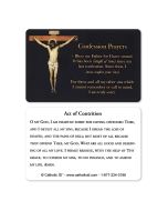 Confession Prayers Card