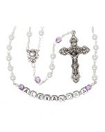Pearl Communion Name Rosary