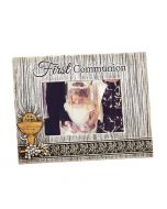 Distressed First Communion Photo Frame