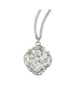 St Joseph and Child Jesus Sterling Silver Medal