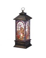 LED Stained Glass Holy Family Lantern