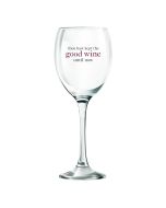 Thou Hast Kept the Good Wine Until Now Wine Glass 