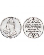 Serenity Prayer Catholic Pocket Coin