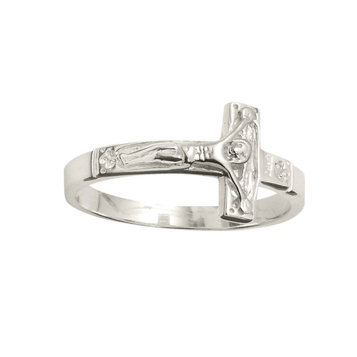 Catholic crucifix shop rings