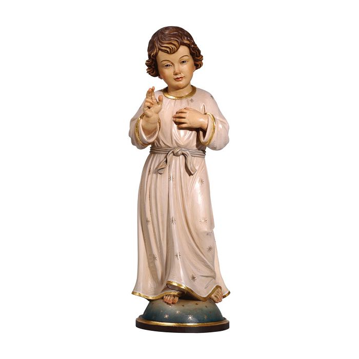 Child Jesus Mini Wood Carved Statue | Leaflet Missal