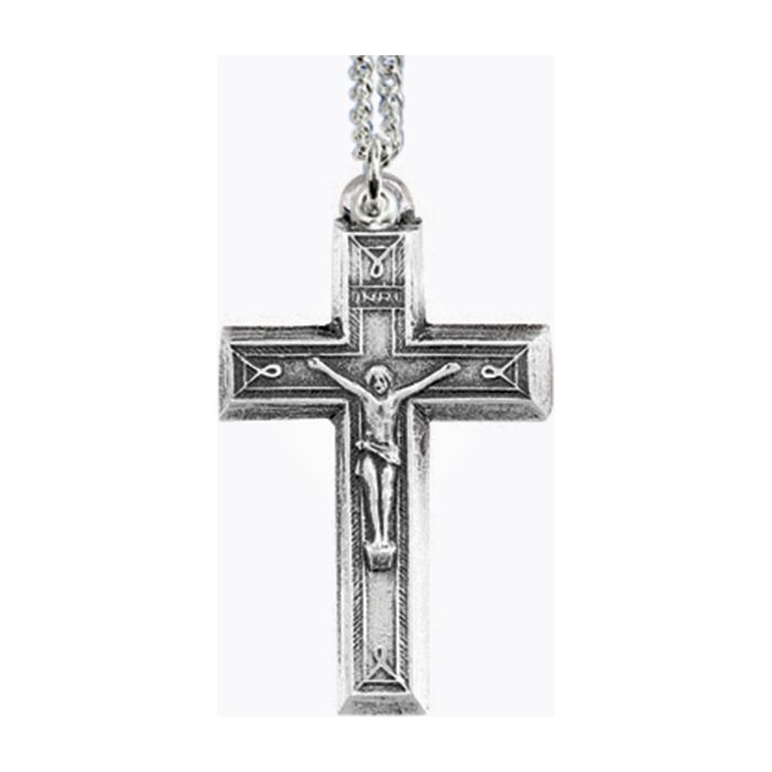 Simple Crucifix Medal | Leaflet Missal