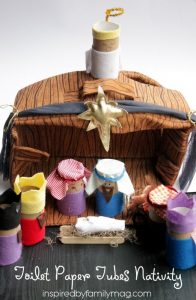 Toilet Paper Tubes Nativity Craft